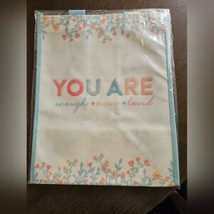 PPP Floral Inspirational Tote Bag